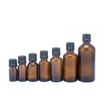 Venta caliente botella de aceite esencial de vidrio ámbar de 10 ml